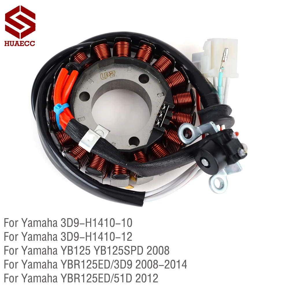 Motorcycle Stator Coil For Yamaha YBR125ED/51D 2012 YBR125ED/3D9 2008-2014 YB125 YB125SPD 2008 3D9-H1410-12 3D9-H1410-10
Motorcycle Stator Coil For Yamaha YBR125ED/51D 2012 YBR125ED/3D9 2008-2014 YB125 YB125SPD 2008 3D9-H1410-12 3D9-H1410-10