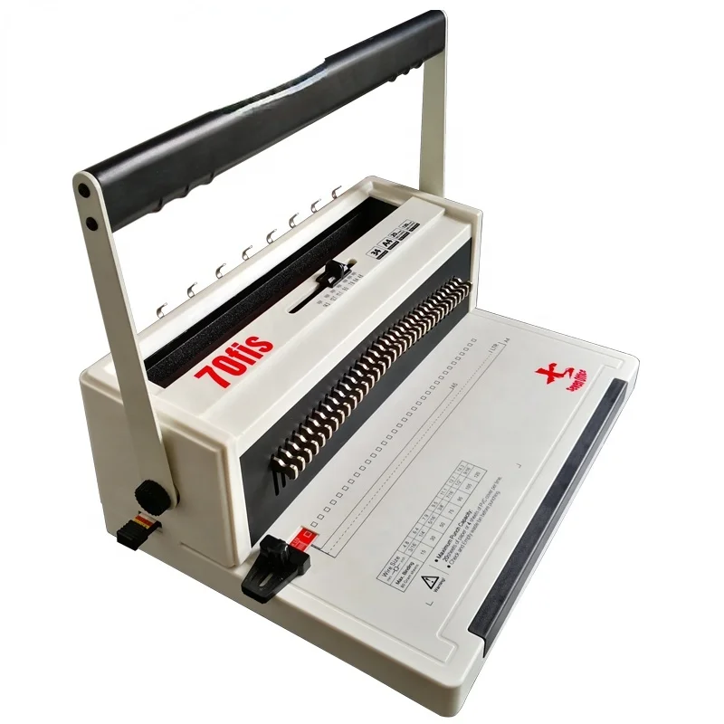 A4 Size wire binder 3:1 Double metal wire o Binding machine with 34 holes wire loop book binder machine
A4 Size wire binder 3:1 Double metal wire o Binding machine with 34 holes wire loop book binder machine