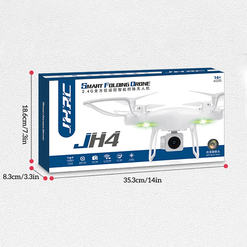 Smart Drone 4-Axis Dual Camera Quadcopter HD 4K Aerial Photography WiFi Remote Control Aircraft
Smart Drone 4-Axis Dual Camera Quadcopter HD 4K Aerial Photography WiFi Remote Control Aircraft