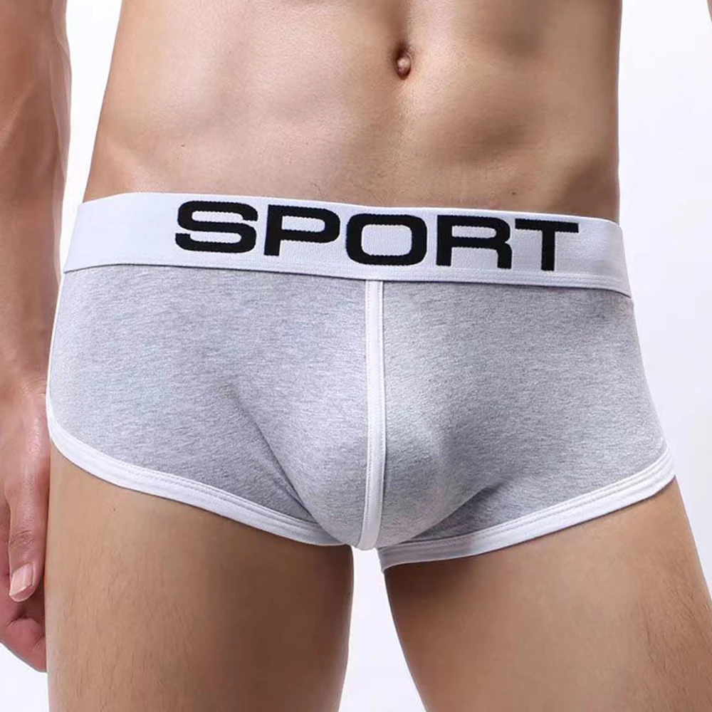 Brand Men Boxer Briefs Sports Cotton Lingerie Soft Panties Comfortable Underwear Bulge Pouch Underpants Breathale Shorts
Brand Men Boxer Briefs Sports Cotton Lingerie Soft Panties Comfortable Underwear Bulge Pouch Underpants Breathale Shorts