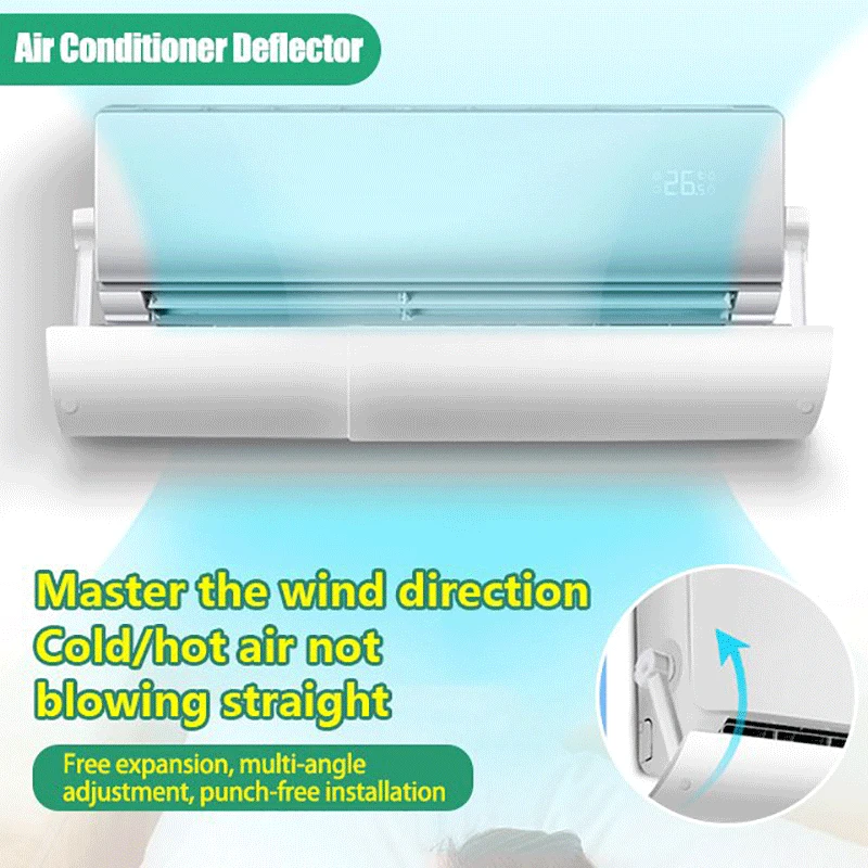 New Air Conditioner Deflector Hanging-type Air Conditioning Wind Shield Retractable Anti-direct Blowing Air Deflector Universal
New Air Conditioner Deflector Hanging-type Air Conditioning Wind Shield Retractable Anti-direct Blowing Air Deflector Universal