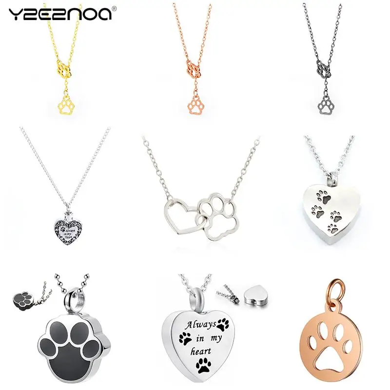 Dog Cat Paw Claw Pendant Necklace Women Men Stainless Steel Gold Color Black Metal Pet Dog Animal Jewelry Gift For Dog Owners 
Dog Cat Paw Claw Pendant Necklace Women Men Stainless Steel Gold Color Black Metal Pet Dog Animal Jewelry Gift For Dog Owners