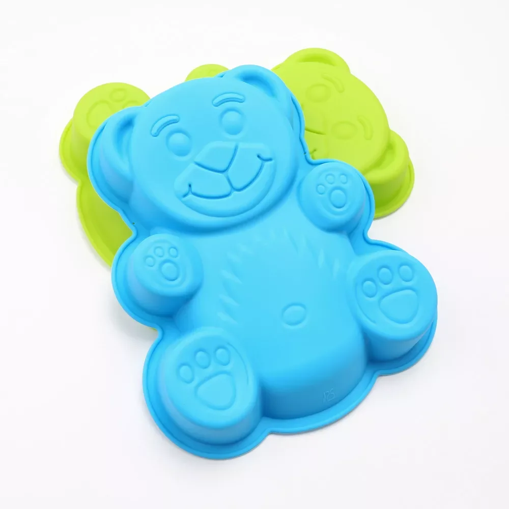 DlY Cartoon Bear Shape 3D Silicone Cake Mold Baking Tools Bakeware Maker Mold Tray Baking kitchen accessories kitchen gadget set
DlY Cartoon Bear Shape 3D Silicone Cake Mold Baking Tools Bakeware Maker Mold Tray Baking kitchen accessories kitchen gadget set