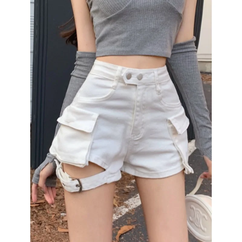 Sexy Hollow Out Streetwear Denim Shorts Women High Waist Retro Casual Shorts Summer Slim All Match Pockets Denim Shorts
Sexy Hollow Out Streetwear Denim Shorts Women High Waist Retro Casual Shorts Summer Slim All Match Pockets Denim Shorts