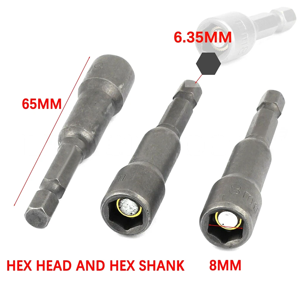 HEX DRILL BIT HEX MAGNETIC NUT Hex Socket Adapte High Quality Magnetic Nut Driver POWER TOOLS Power Tools Accessory
HEX DRILL BIT HEX MAGNETIC NUT Hex Socket Adapte High Quality Magnetic Nut Driver POWER TOOLS Power Tools Accessory