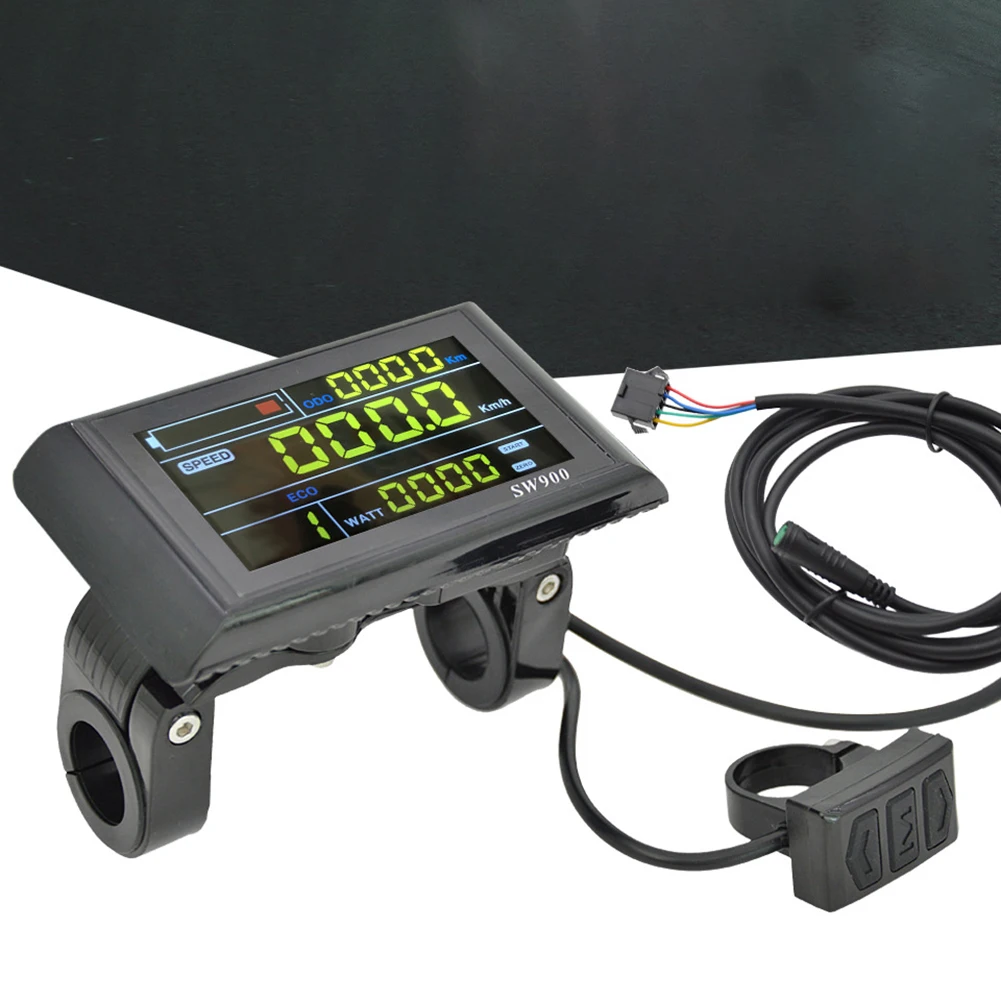 Ebike SW900 LCD Display Speed Control Panel 24-60V 5pin/6pin Adapter Cable E-Scooter Electric Bicycle Accessories
Ebike SW900 LCD Display Speed Control Panel 24-60V 5pin/6pin Adapter Cable E-Scooter Electric Bicycle Accessories