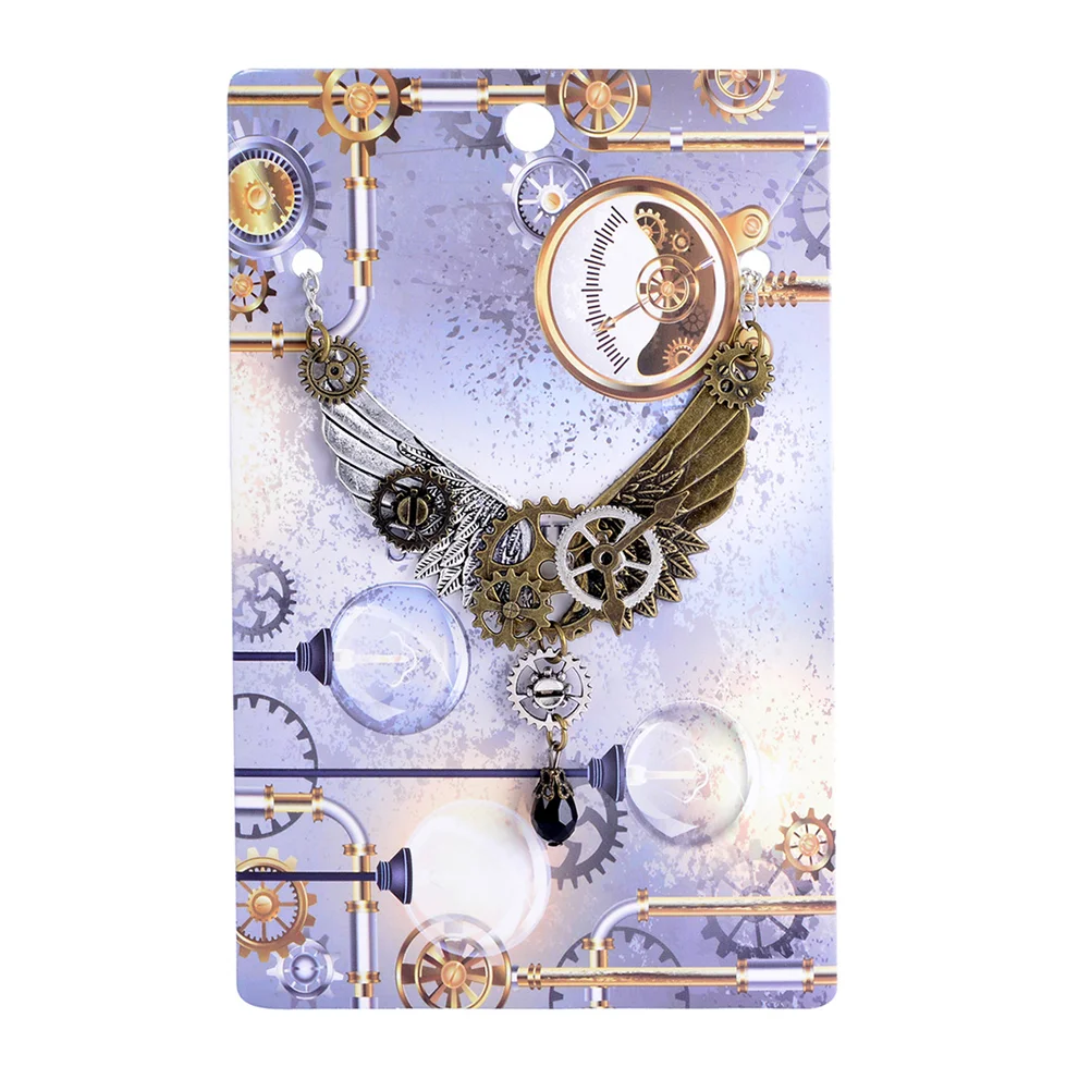Retro Steam Gear Necklace Pendant Vintage Necklace Punk Wing Jewelry Gift Neck Accessories for Women Female
Retro Steam Gear Necklace Pendant Vintage Necklace Punk Wing Jewelry Gift Neck Accessories for Women Female