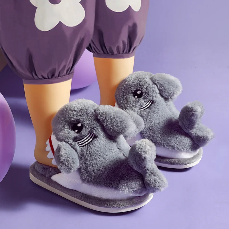 Funny Cute Shark Home Slippers Parent-child Cotton Slippers Children Cartoon Slippers Women Man Winter Soft Bottom Indoor Baby
Funny Cute Shark Home Slippers Parent-child Cotton Slippers Children Cartoon Slippers Women Man Winter Soft Bottom Indoor Baby