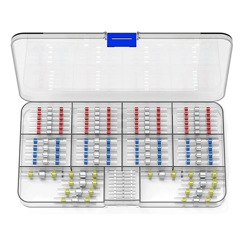 120Pcs Solder Seal Connectors, Heat Shrink Butt Connectors, Waterproof Insulated Butt Splice, Electrical Connectors Kit
120Pcs Solder Seal Connectors, Heat Shrink Butt Connectors, Waterproof Insulated Butt Splice, Electrical Connectors Kit