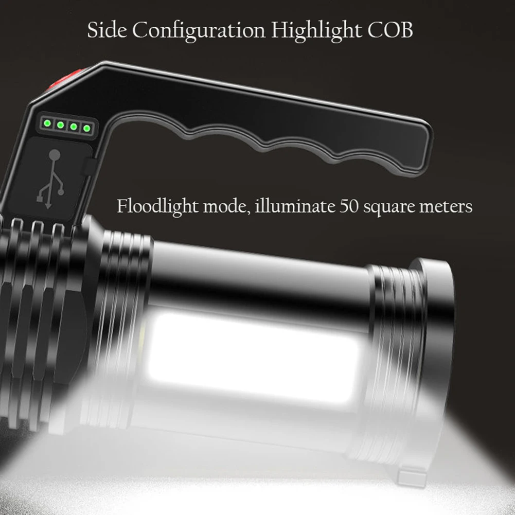 LED COB Bright Flashlight 300lm 800mAh Waterproof Portable Searchlight Micro USB Charging Powerful Flashlight for Outdoor Hiking
LED COB Bright Flashlight 300lm 800mAh Waterproof Portable Searchlight Micro USB Charging Powerful Flashlight for Outdoor Hiking