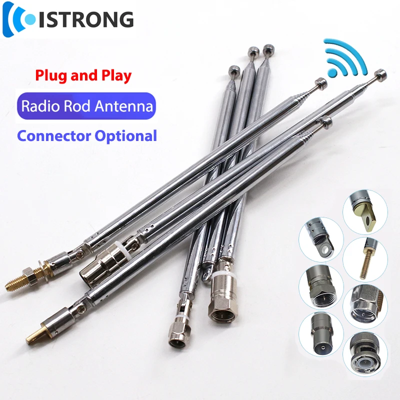 Ham Radio Telescopic Rod Antenna Long Range Signal Booster Amplifier SMA/TV Male for AM/FM/Toy/Walkie-talkie/Remote Control Car
Ham Radio Telescopic Rod Antenna Long Range Signal Booster Amplifier SMA/TV Male for AM/FM/Toy/Walkie-talkie/Remote Control Car