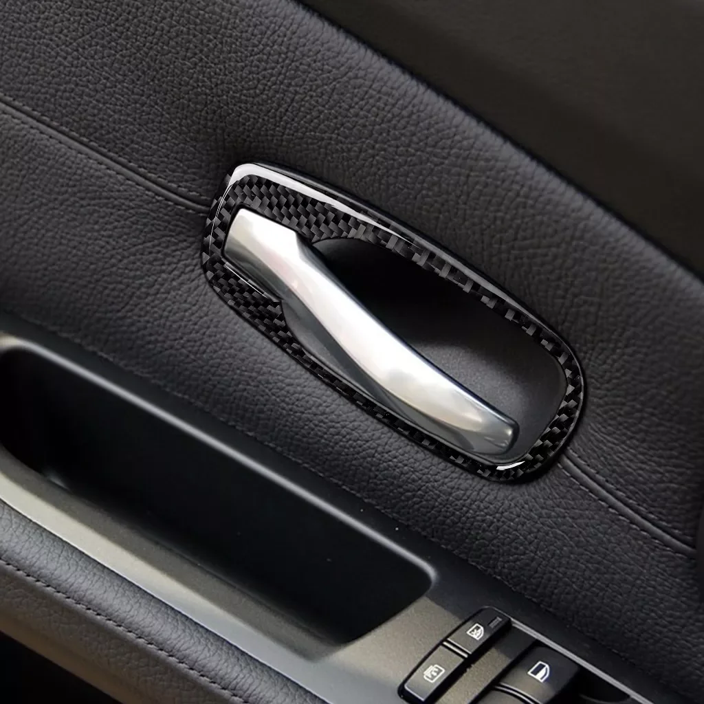 AUTO PARTS Carbon Fiber Car Door Handle Pull Frame Cover Trim Sticker For BMW 5 Series E60 E61 2004-2010 Auto Interior Accessori
AUTO PARTS Carbon Fiber Car Door Handle Pull Frame Cover Trim Sticker For BMW 5 Series E60 E61 2004-2010 Auto Interior Accessori