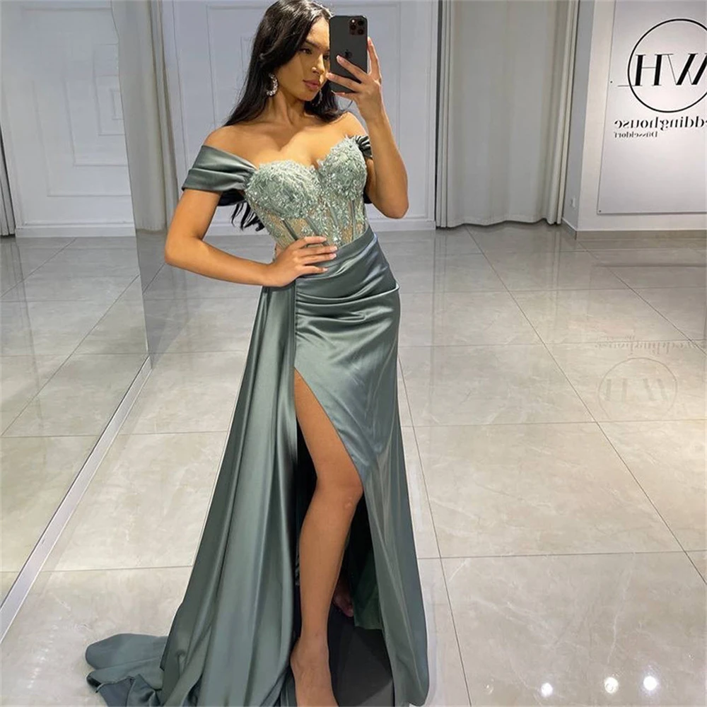 Beaded Lace Formal Evening Gowns with Side Slit 2023 Sexy Illusion Top Bodice Floor Length Applique Draped Celebrity Prom Dress
Beaded Lace Formal Evening Gowns with Side Slit 2023 Sexy Illusion Top Bodice Floor Length Applique Draped Celebrity Prom Dress