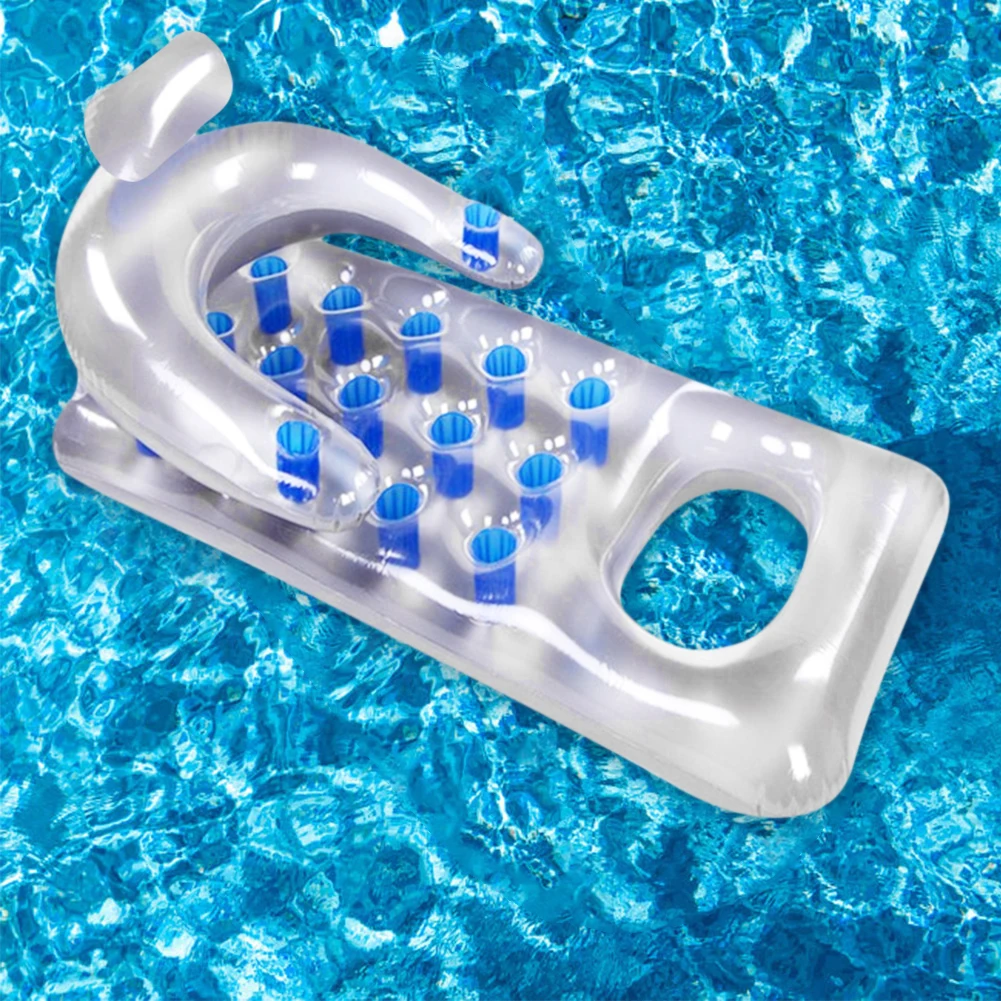 Inflatable Floating Row PVC Pool Air Mattresses Water Sports Float Lounger Chair Beach Water Sports Swimming Equipment
Inflatable Floating Row PVC Pool Air Mattresses Water Sports Float Lounger Chair Beach Water Sports Swimming Equipment