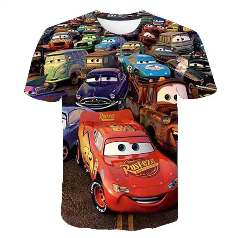 Disney Pixar Cars Boys T-shirts Summer Children Funny Cartoon Cars 3D Print T-shirt Cool Short Sleeve Tops Baby Kids O-neck Tees
Disney Pixar Cars Boys T-shirts Summer Children Funny Cartoon Cars 3D Print T-shirt Cool Short Sleeve Tops Baby Kids O-neck Tees