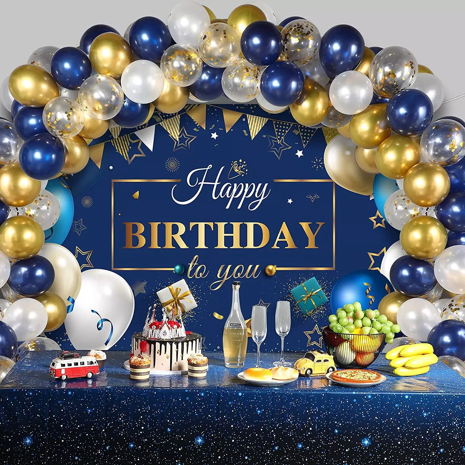 Night Blue Birthday Party Golden Balloons Baby Shower Metallic confetti Wedding Anniversaire Mariage Globos Decorations
Night Blue Birthday Party Golden Balloons Baby Shower Metallic confetti Wedding Anniversaire Mariage Globos Decorations