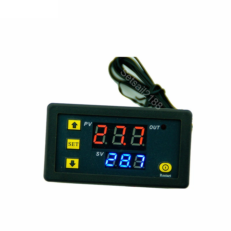 W3230 Digital Thermostat Temperature Control Controller Regulator Instrument DC 12V 24V AC 110V 220V 20A
W3230 Digital Thermostat Temperature Control Controller Regulator Instrument DC 12V 24V AC 110V 220V 20A