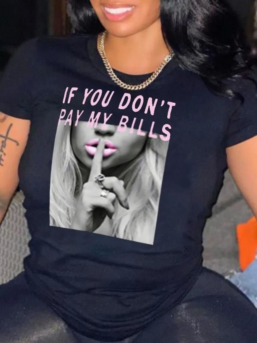 LW Plus Size T-shirt for women Figure Letter Print T-shirt Women Summer Short Sleeve Tshirts Cartoon Womens Tees T-Shirts
LW Plus Size T-shirt for women Figure Letter Print T-shirt Women Summer Short Sleeve Tshirts Cartoon Womens Tees T-Shirts