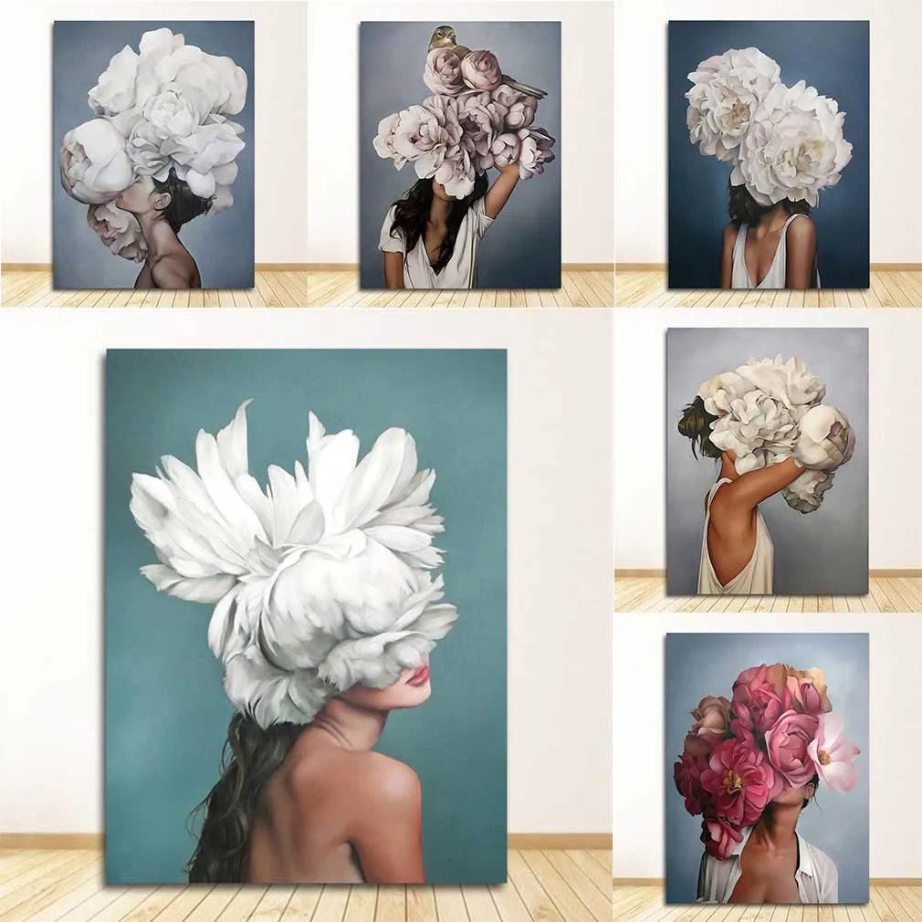 HD Decor Painting Living Room Home Decoration Flowers Feathers Woman Abstract Canvas Painting Wall Art Print Poster Picture
HD Decor Painting Living Room Home Decoration Flowers Feathers Woman Abstract Canvas Painting Wall Art Print Poster Picture