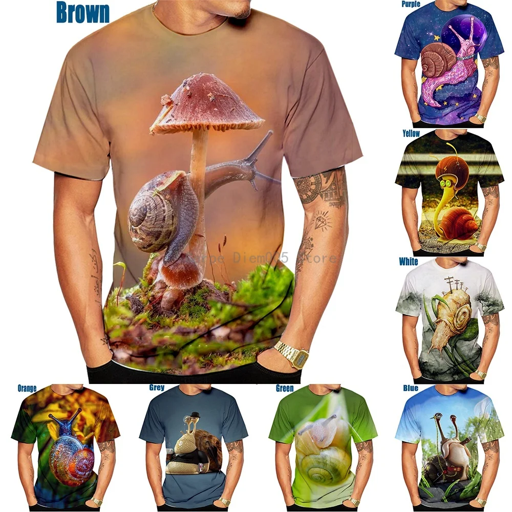 Funny Mushroom Pattern Men's Women's T-shirts Snail 3D Print Summer Fashion Tee Tops S~3XL
Funny Mushroom Pattern Men's Women's T-shirts Snail 3D Print Summer Fashion Tee Tops S~3XL