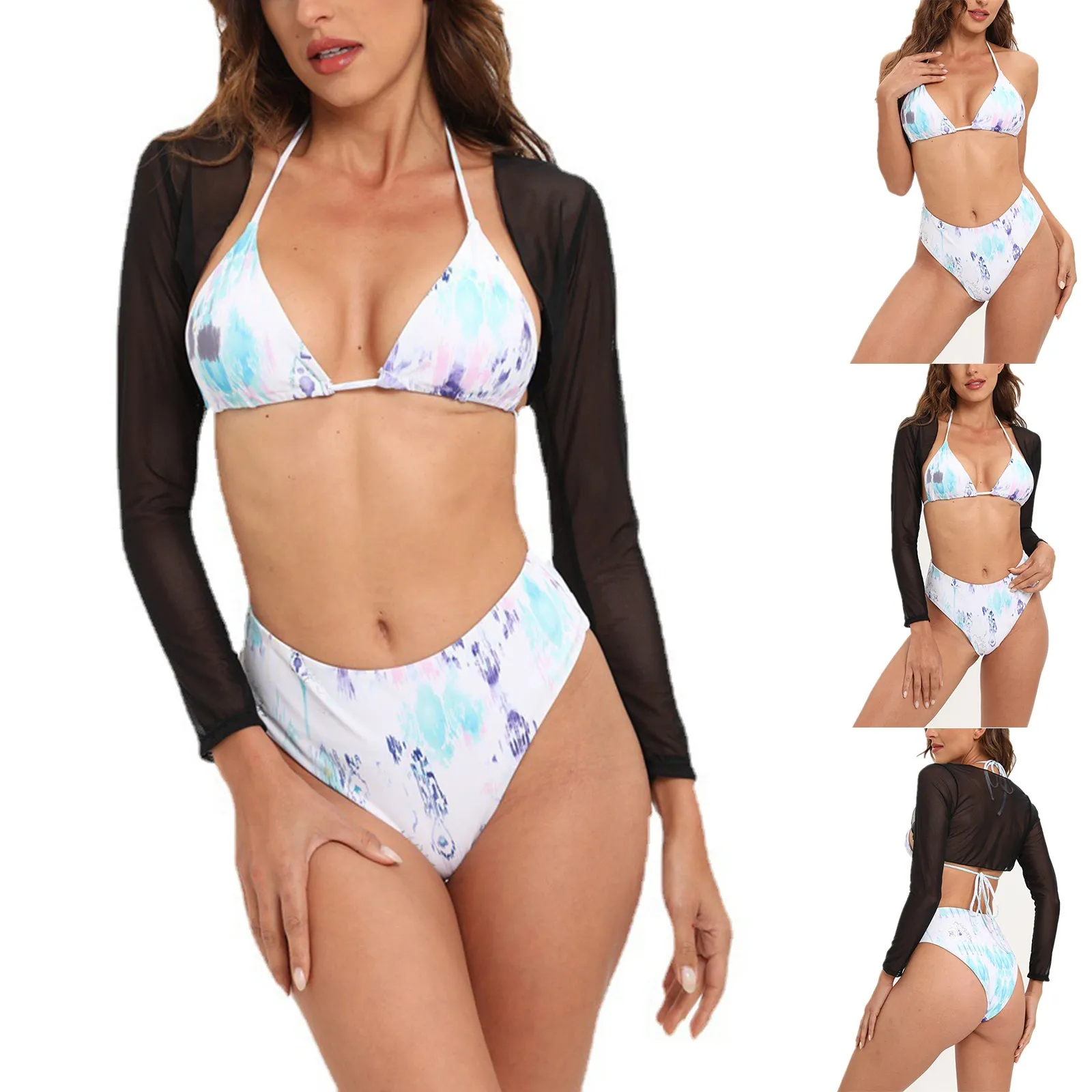 2022 Two Pieces Women Swimwear printing High-Breasted Straps Bikini Set Split Swimsuit Monokini Beach swimming suit Pool Wear
2022 Two Pieces Women Swimwear printing High-Breasted Straps Bikini Set Split Swimsuit Monokini Beach swimming suit Pool Wear