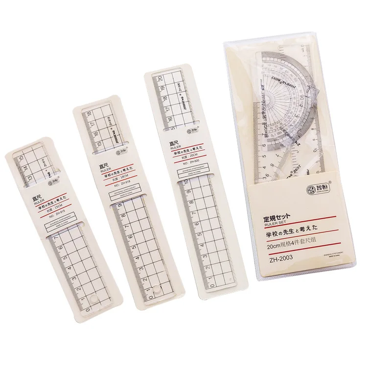 1pcs Simple Style 15cm 18cm 20cm Transparent Simple Ruler Square Ruler Cute Stationery Drawing Supplies Scale Set For Students
1pcs Simple Style 15cm 18cm 20cm Transparent Simple Ruler Square Ruler Cute Stationery Drawing Supplies Scale Set For Students