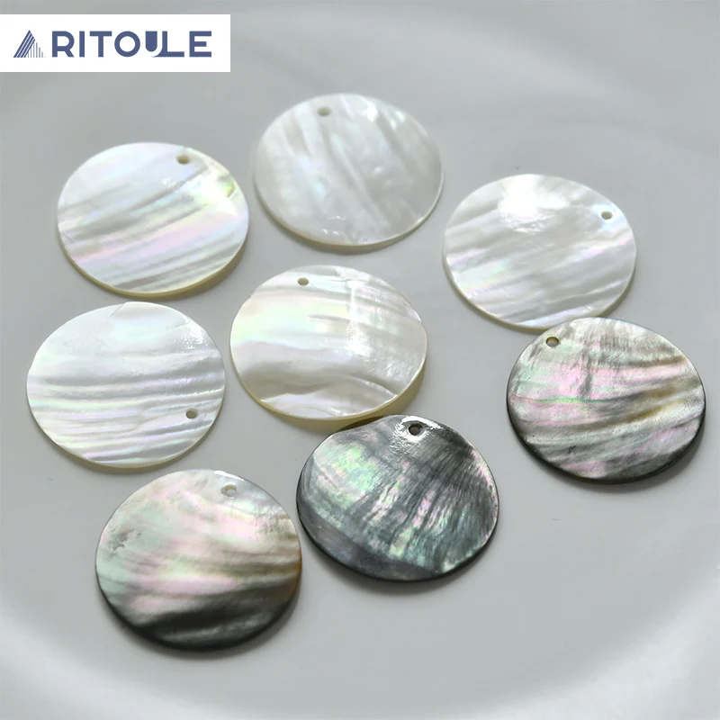 Natural sea shell round piece pendant DIY beaded earrings bracelet necklace handmade material accessories
Natural sea shell round piece pendant DIY beaded earrings bracelet necklace handmade material accessories