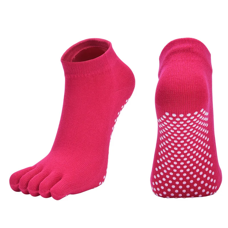 New Women Anti-slip Silicone Fingers Yoga Socks Five Toe Cotton Towel Bottom Dance Ballet Pilates Ladies Sports Slippers
New Women Anti-slip Silicone Fingers Yoga Socks Five Toe Cotton Towel Bottom Dance Ballet Pilates Ladies Sports Slippers