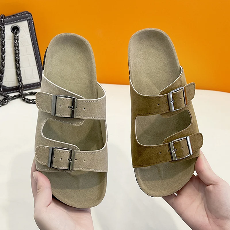 Rimocy Fashion Buckle Slippers for Women Summer Open Toe Non-slip Beach Shoes Slides Woman Outdoor Comfort Flat Heels Flip Flops
Rimocy Fashion Buckle Slippers for Women Summer Open Toe Non-slip Beach Shoes Slides Woman Outdoor Comfort Flat Heels Flip Flops