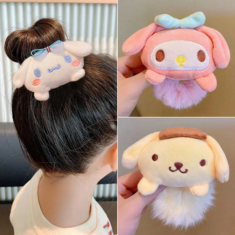 Cinnamoroll My Melody Anime Kawaii Sanrio Plush Doll Hair Rope Autumn Winter Cute Cartoon Kuromi Headwear Accessories Kids Toys
Cinnamoroll My Melody Anime Kawaii Sanrio Plush Doll Hair Rope Autumn Winter Cute Cartoon Kuromi Headwear Accessories Kids Toys