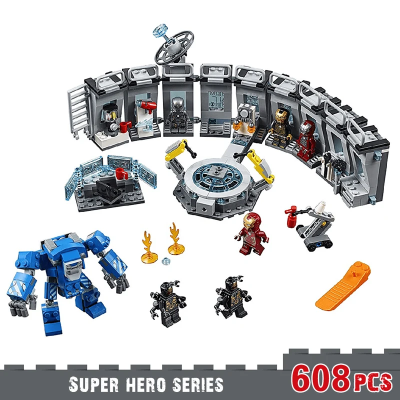 Assembly Building Blocks Boys Toys Gifts DIY Super Hero Series Ironman War Machine Buster Mecha 608pcs Bricks Avengers Endgame
Assembly Building Blocks Boys Toys Gifts DIY Super Hero Series Ironman War Machine Buster Mecha 608pcs Bricks Avengers Endgame