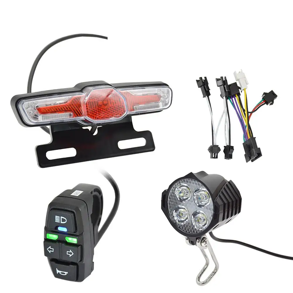 YFASHION Electric Bicycle Front Rear Warning Lights Set High Brightness For Electric Bike Scooter Accessories
YFASHION Electric Bicycle Front Rear Warning Lights Set High Brightness For Electric Bike Scooter Accessories