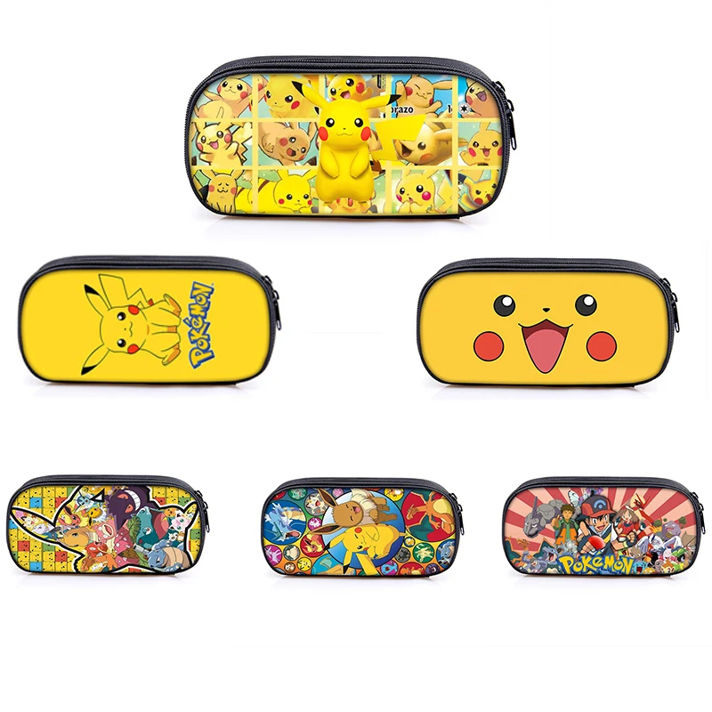New Pokemon Pencil Case Anime Figure Pikachu Canvas Storage Bag Pen Holder for Students School Stationery Toy Kids Birthday Gift
New Pokemon Pencil Case Anime Figure Pikachu Canvas Storage Bag Pen Holder for Students School Stationery Toy Kids Birthday Gift