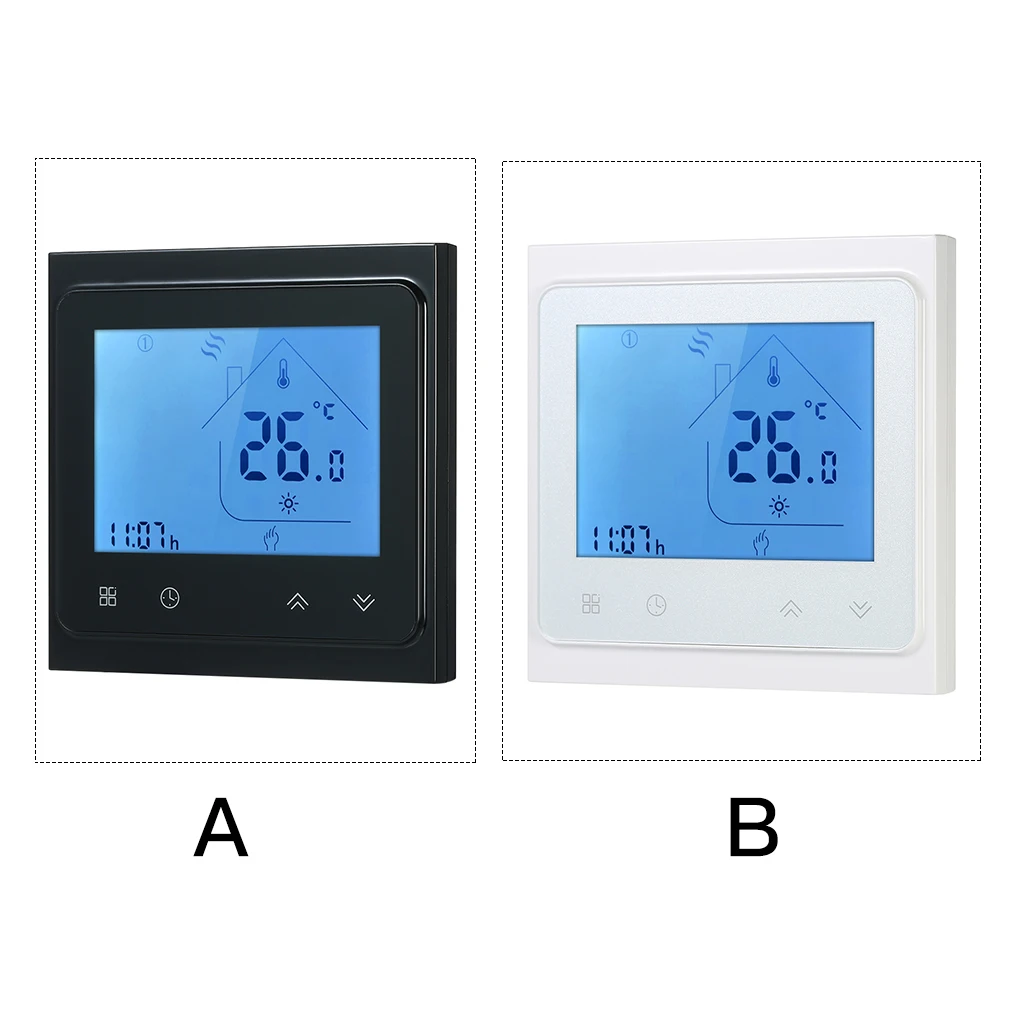 WiFi Smart Thermostat Temperature Controller for Water/Electric floor Heating Water/Gas Boiler Works with Alexa Google Home
WiFi Smart Thermostat Temperature Controller for Water/Electric floor Heating Water/Gas Boiler Works with Alexa Google Home