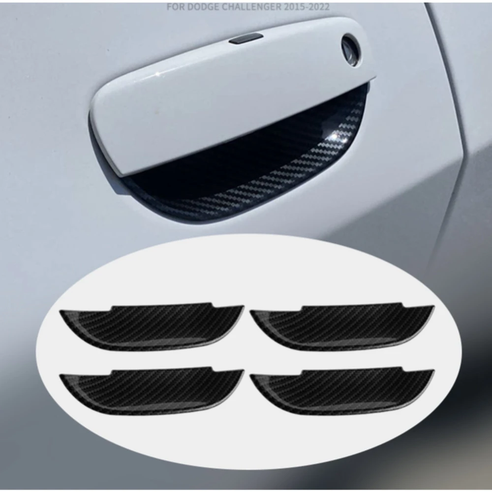 4pcs Carbon Fiber Door Handles Bowl Cover Trim Decal Bezel for Dodge Challenger 2015-2022
4pcs Carbon Fiber Door Handles Bowl Cover Trim Decal Bezel for Dodge Challenger 2015-2022