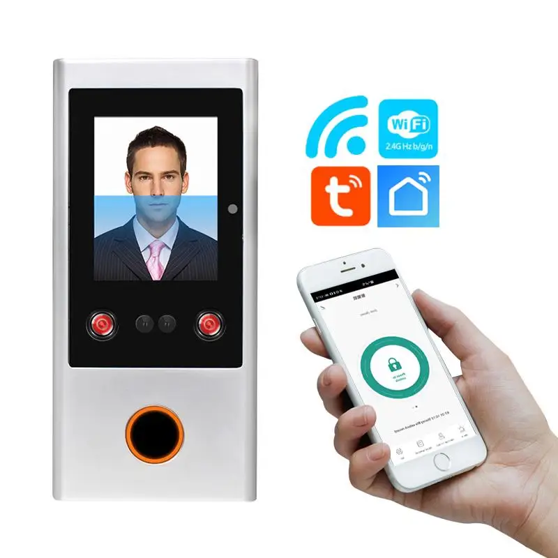 Smart Bluetooth & WiFi Face Recognition Access Control System 125KHz EM Card Reader
Smart Bluetooth & WiFi Face Recognition Access Control System 125KHz EM Card Reader