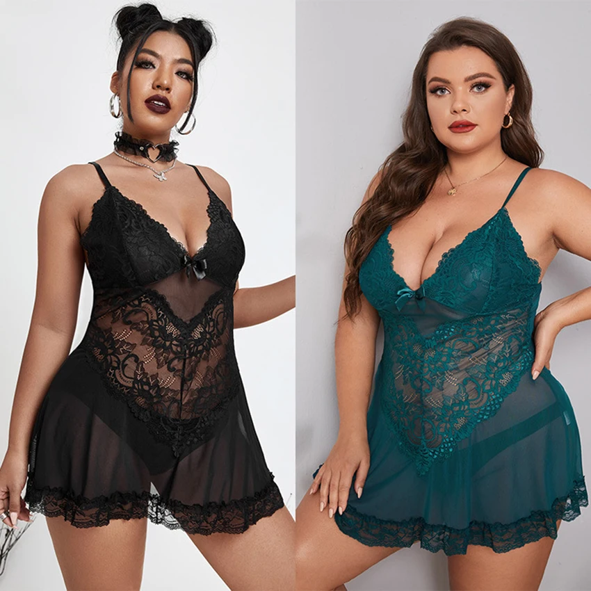Euramerican Fat Mm Appeal Underwear Condole Lace Sexy Dress Appeal Nightgown Female Nightdress
Euramerican Fat Mm Appeal Underwear Condole Lace Sexy Dress Appeal Nightgown Female Nightdress