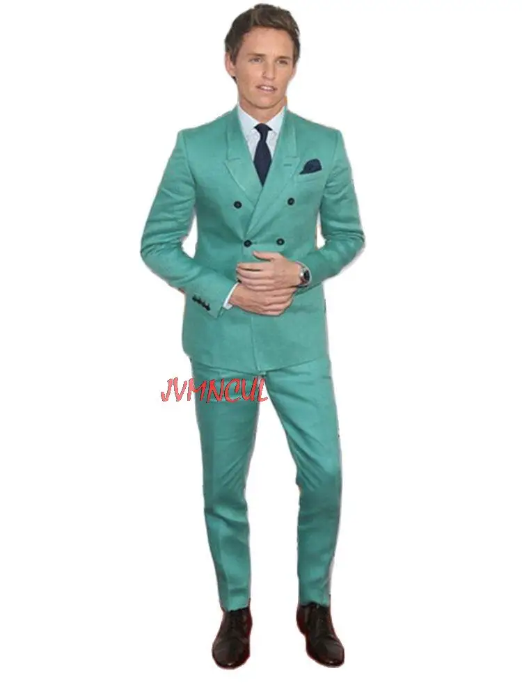 Latest Coat Pants Design Mint Green Double Breasted Men Suits Slim Fit 2 Pieces Formal Tuxedo Custom Groom Prom Blazer Trousers
Latest Coat Pants Design Mint Green Double Breasted Men Suits Slim Fit 2 Pieces Formal Tuxedo Custom Groom Prom Blazer Trousers