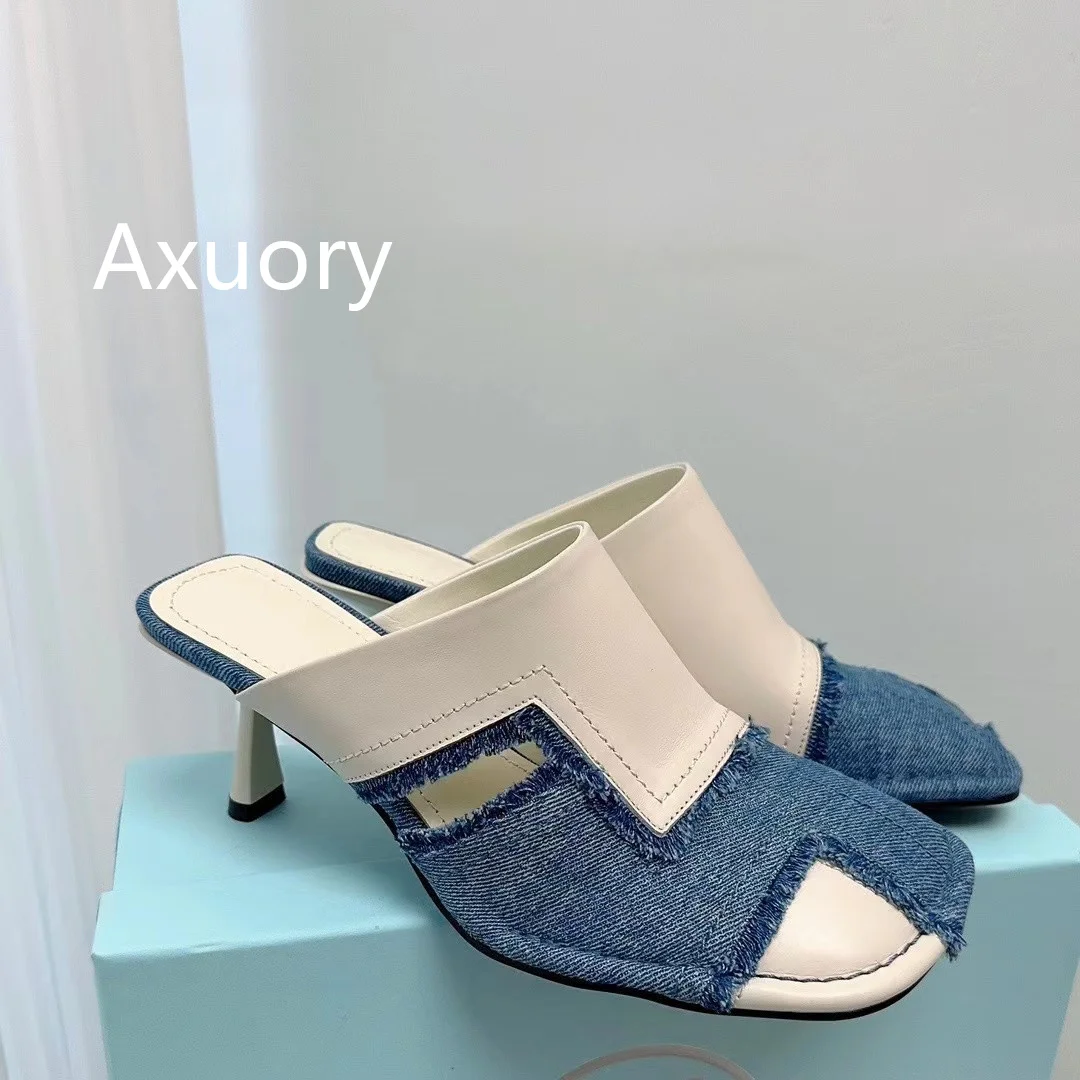 2023 New Women's High Heeled Sandals Mixed Color Splicing style Fashion Genuine Leather Sexy Party Fairy Shoes Slender Heel
2023 New Women's High Heeled Sandals Mixed Color Splicing style Fashion Genuine Leather Sexy Party Fairy Shoes Slender Heel