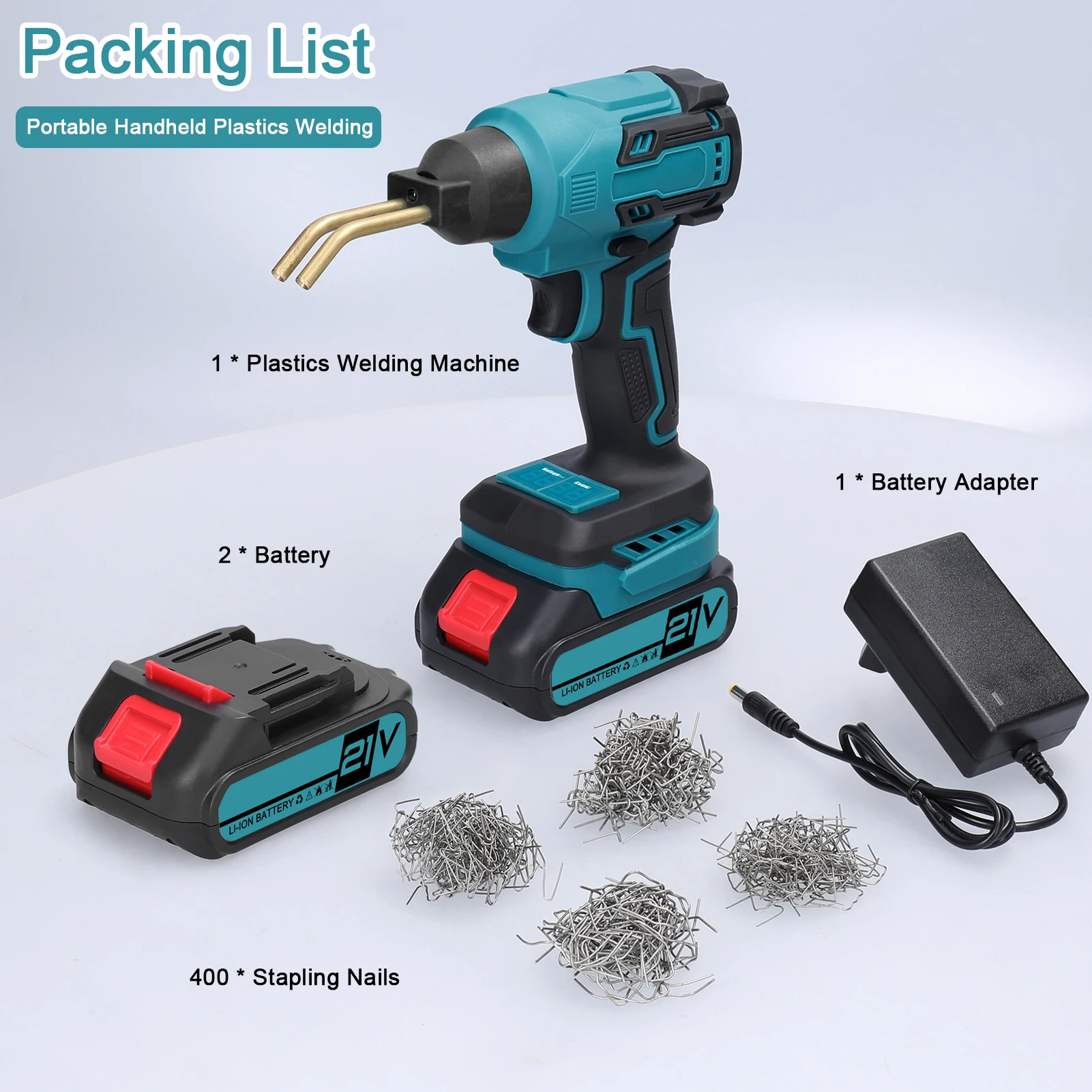 Handheld Plastics Welding Machine Car Panel Crack Repairs Kit Thermal Cutting Hot Stapler Plastics Repairing Tool Set LED Light
Handheld Plastics Welding Machine Car Panel Crack Repairs Kit Thermal Cutting Hot Stapler Plastics Repairing Tool Set LED Light