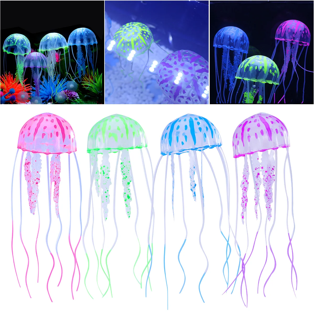 8pcs Jellyfish Decor Creative Beautiful Jellyfish Decor Landscape Prop for Aquarium Fish Tank
8pcs Jellyfish Decor Creative Beautiful Jellyfish Decor Landscape Prop for Aquarium Fish Tank