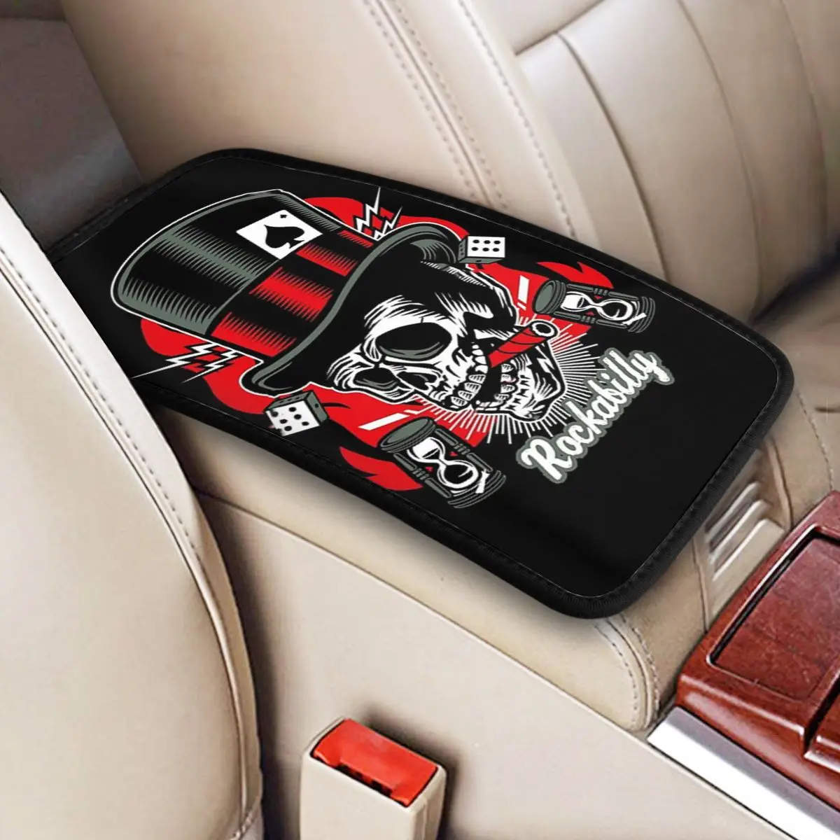 Center Console Pad Rockabilly Skull Biker Car Armrest Cover Mat Rock Roll Heavy Metal Auto Accessories Storage Box Pad Cushion
Center Console Pad Rockabilly Skull Biker Car Armrest Cover Mat Rock Roll Heavy Metal Auto Accessories Storage Box Pad Cushion