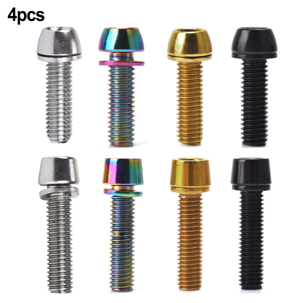 4pcs M5x20mm M6x20mm MTB Bike Bicycle Steering Handlebar Stem Screws Bolts Steel With Bike Stem Spacers Bicycle Components
4pcs M5x20mm M6x20mm MTB Bike Bicycle Steering Handlebar Stem Screws Bolts Steel With Bike Stem Spacers Bicycle Components