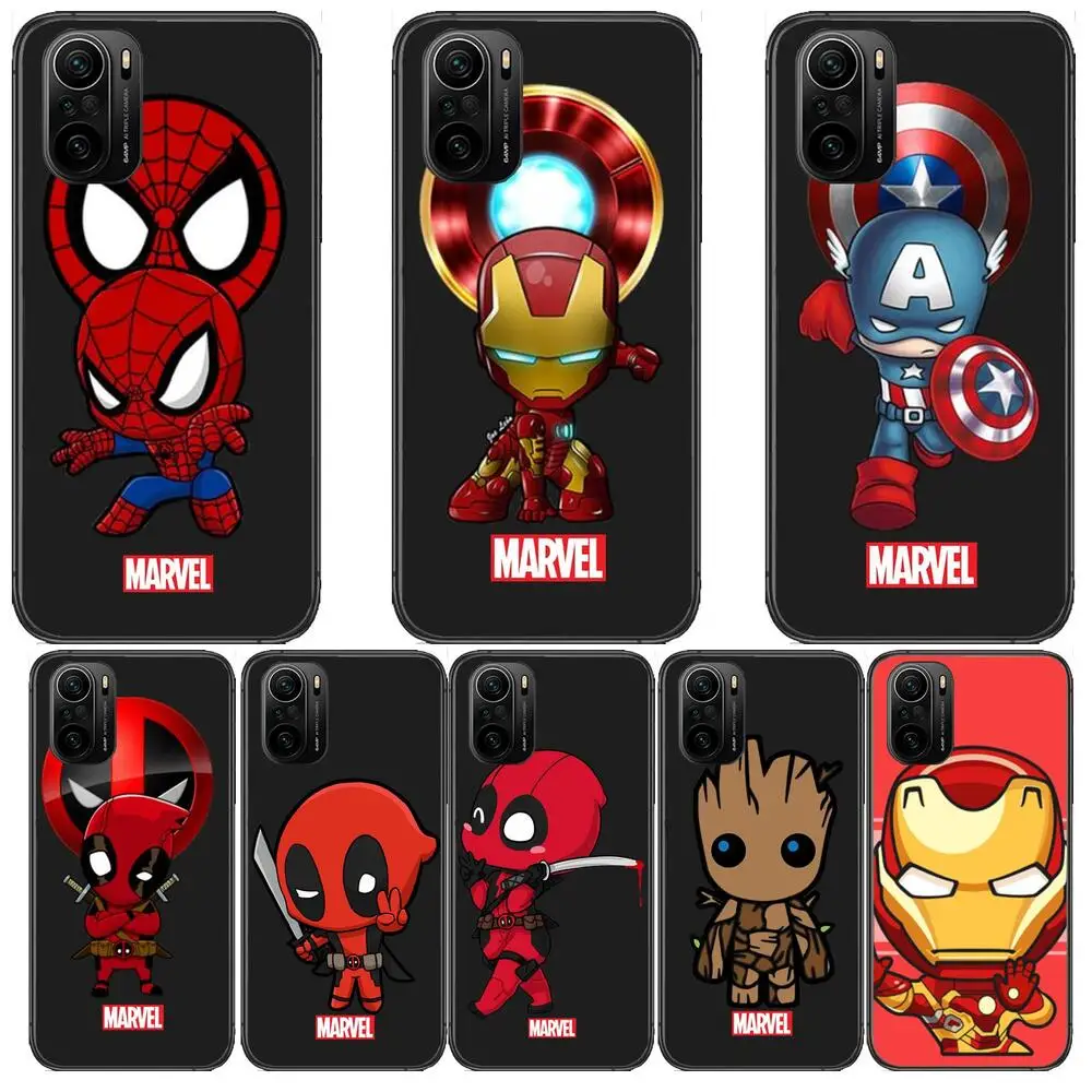 Marvel Iron Man Spiderman Phone Case For xiaomi redmi POCO F1 F2 F3 X3 Pro M3 9C 10T Lite NFC Black Cover Silicone Back Prett mi
Marvel Iron Man Spiderman Phone Case For xiaomi redmi POCO F1 F2 F3 X3 Pro M3 9C 10T Lite NFC Black Cover Silicone Back Prett mi