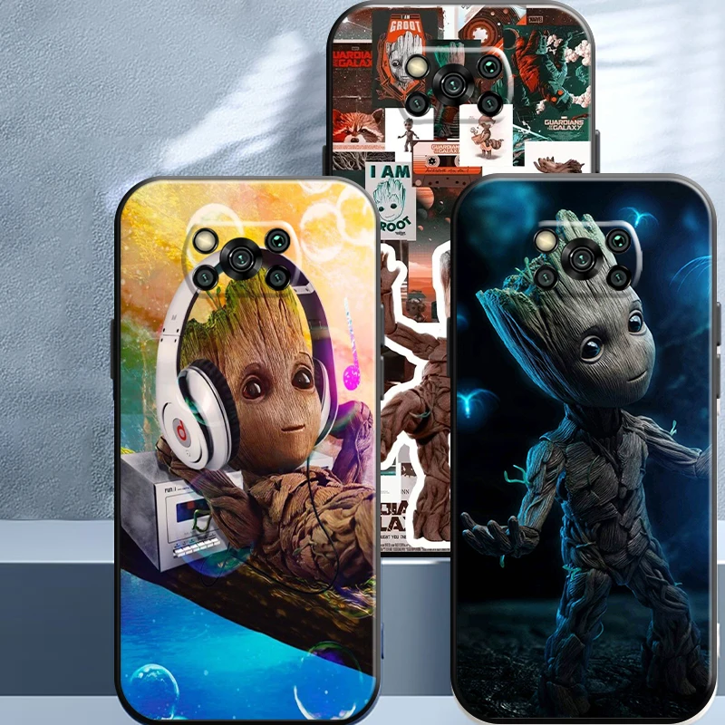 Marvel Cute Groot For Xiaomi Poco M3 X3 Pro NFC X3 F3 GT Phone Case Liquid Silicon Carcasa Back Coque Cover Black Funda TPU
Marvel Cute Groot For Xiaomi Poco M3 X3 Pro NFC X3 F3 GT Phone Case Liquid Silicon Carcasa Back Coque Cover Black Funda TPU