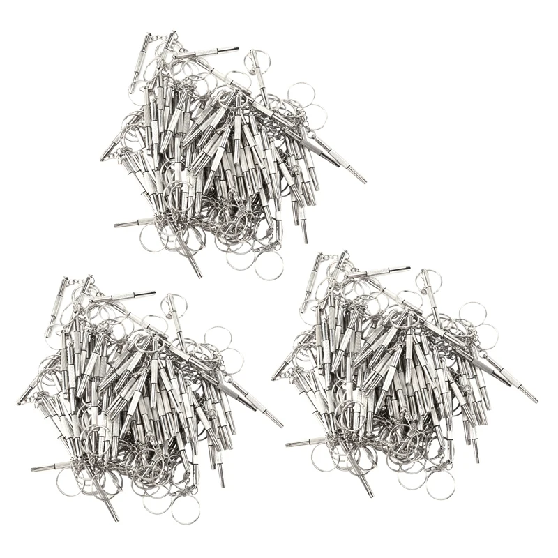 300Pcs 3 in 1 Eyeglass Screwdriver Sunglass Glasses Watch Repair Tool Kit with Keychain Portable Screwdriver Tool
300Pcs 3 in 1 Eyeglass Screwdriver Sunglass Glasses Watch Repair Tool Kit with Keychain Portable Screwdriver Tool