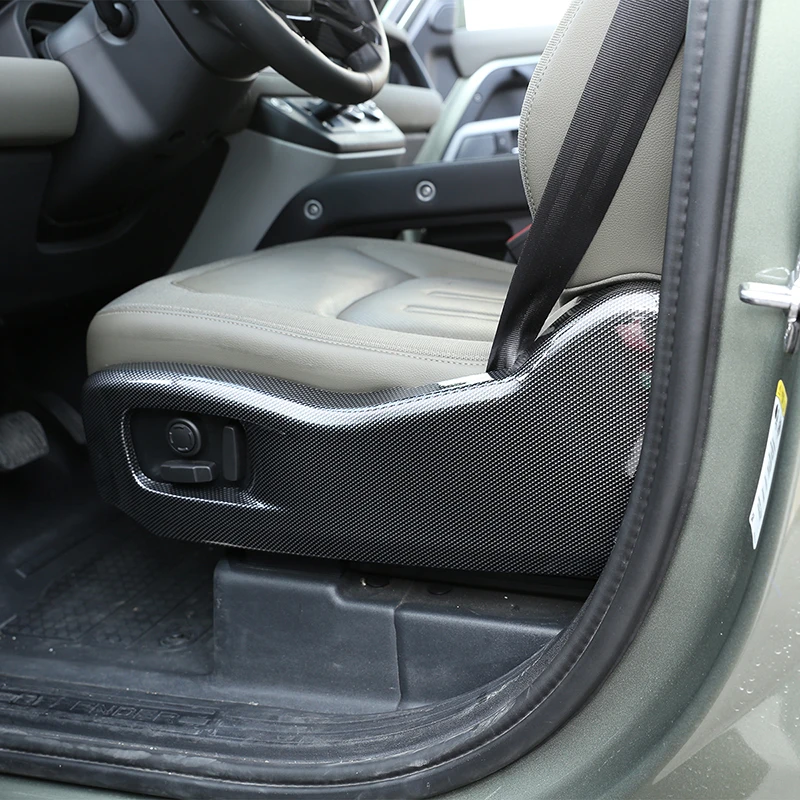 For 20-21 Land Rover Defender 110 car interior all-inclusive carbon fiber pattern seat adjustment frame decoration accessories
For 20-21 Land Rover Defender 110 car interior all-inclusive carbon fiber pattern seat adjustment frame decoration accessories