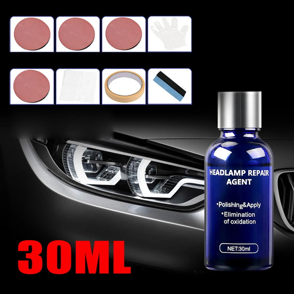 1pc 30ml Car Headlight Repair Fluid Agent Kit Anti-scratch Lamp Renovation Liquid Car Scratch Repair Coating Cleaning Fluid
1pc 30ml Car Headlight Repair Fluid Agent Kit Anti-scratch Lamp Renovation Liquid Car Scratch Repair Coating Cleaning Fluid