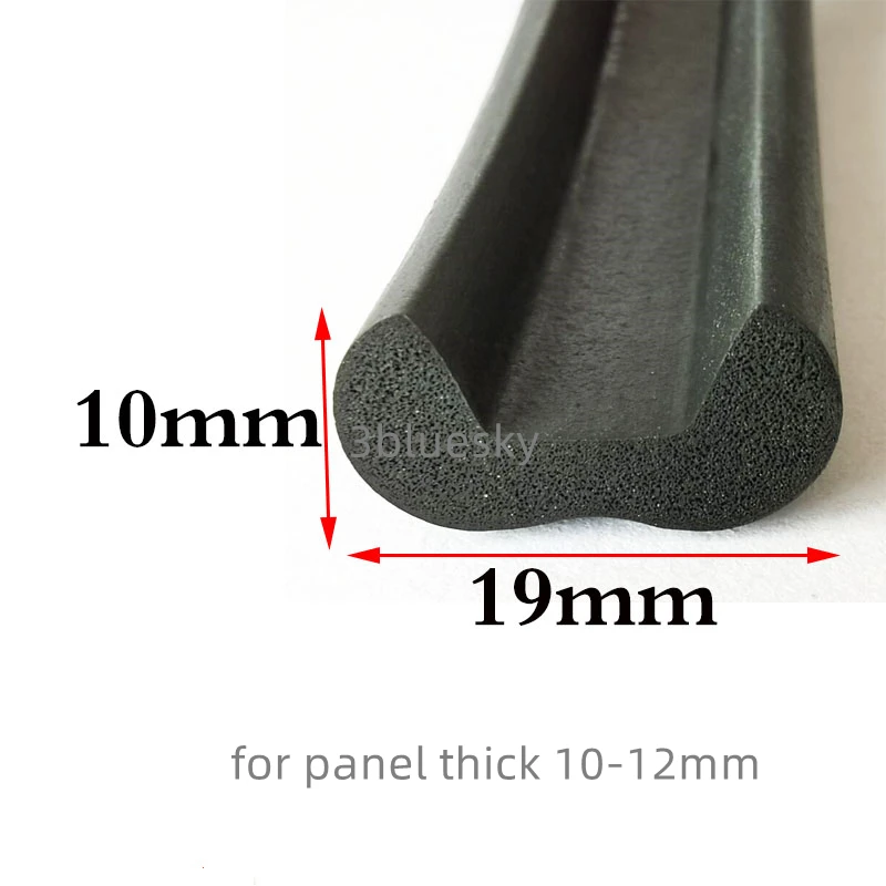 EPDM Rubber Foam Sealing Sponge U Strip Glass Metal Car Wood Panel Edge Encloser Shield 10x19mm Black
EPDM Rubber Foam Sealing Sponge U Strip Glass Metal Car Wood Panel Edge Encloser Shield 10x19mm Black