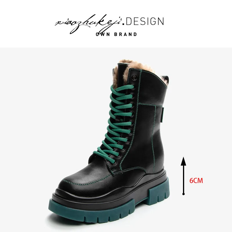 CICIYANG Women Boots Mom Snow Booties 2022 New Genuine Leather Women Ankle Boots Round Toe Casual Women Winter Boots
CICIYANG Women Boots Mom Snow Booties 2022 New Genuine Leather Women Ankle Boots Round Toe Casual Women Winter Boots